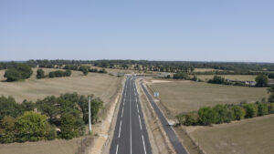 Vue aérienne - Rocade de Montaigu-Vendée