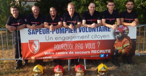 Photo des sapeurs-pompiers de La Bruffière