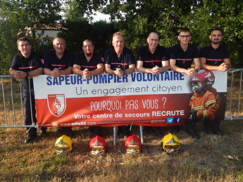 Photo des sapeurs-pompiers de La Bruffière