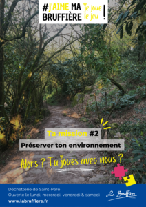 Affiche préserver ton environnement